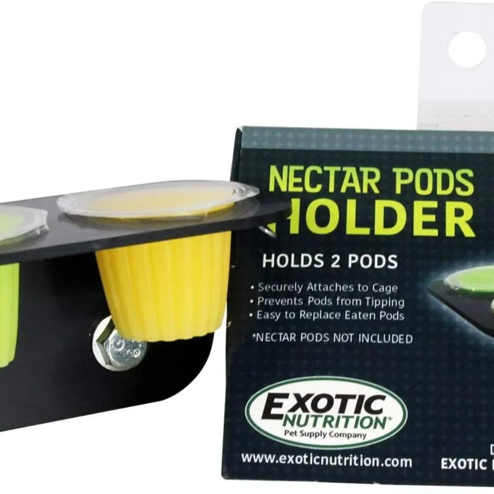Nectar Pods Holder - Durable Cage Accessory for Nectar Pods - Sugar Gliders, Mar